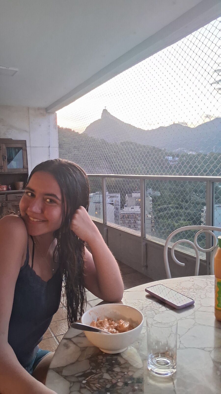 Sorriso que ilumina o Rio